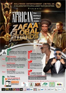 Join me Hrh Princess 'Deun as I Co-Host the upcoming ZAFAA Global Awards on 8th Nov 2014...One of the Most High Profile Annual UK Events, Tell a Friend to Bring a Friend...See Y'all There! ;-) 